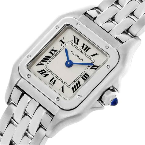 cartier watch panthere small|cartier panthere watch stainless steel.